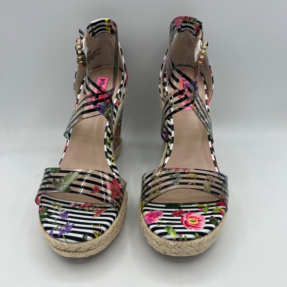 Betsey Johnson Fraser Espadrille Wedge Sandal - Picture 2 of 6
